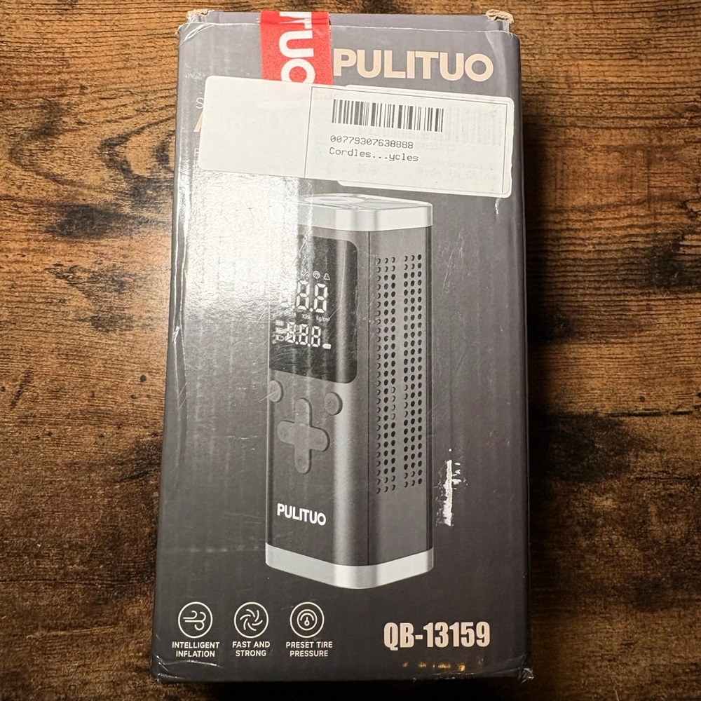 PULITUO Gray & Black Smart Car Air Pump One Size - Picture 3 of 5